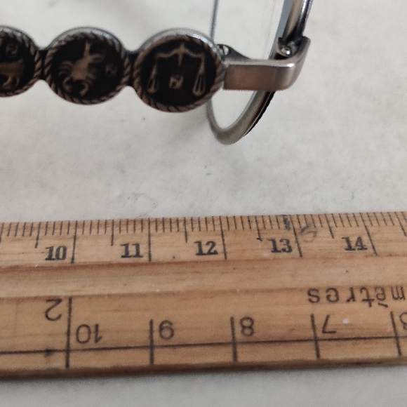 Fendi Glasses Frame Horoscope Zodiac Signs Side Accents Antique Bronze - Picture 13 of 16